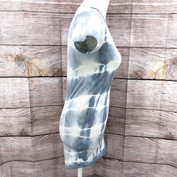 Lululemon Swiftly Tech Blue Tie Dye Short Sleeve T Shirt Size 6 - Picture 4 of 9